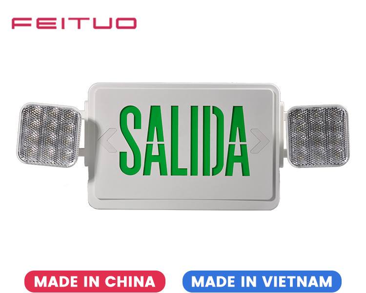 JLEC2GW-SA Señal de salida de emergencia combinada LED verde