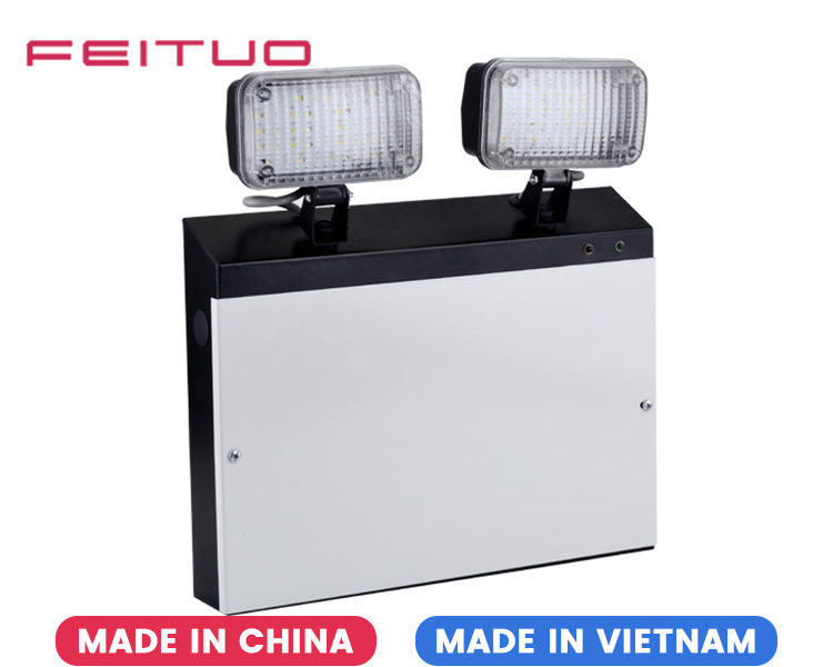 2922 Versión tradicional LED de luz de emergencia Twin Spot