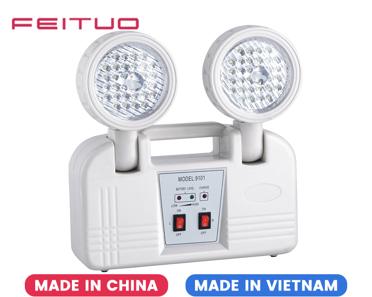 2923 LED Luz de emergencia de doble punto