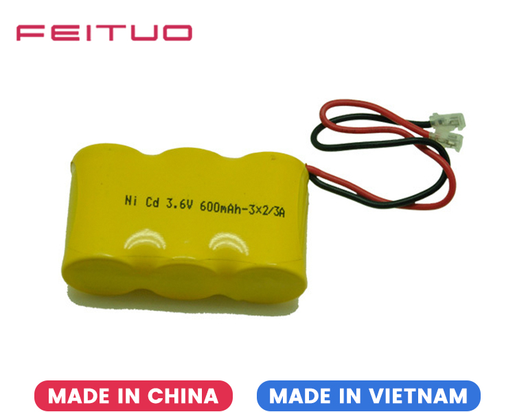 Batería Ni-Cad 3.6V 600mAh