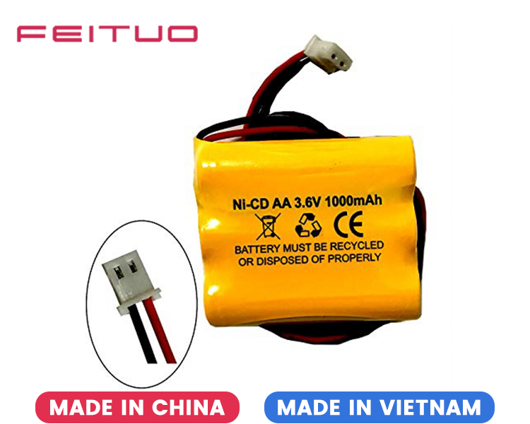 Batería Ni-Cad 3.6V 1000mAh
