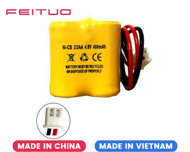 Batería Ni-Cad 4.8V 400mAh