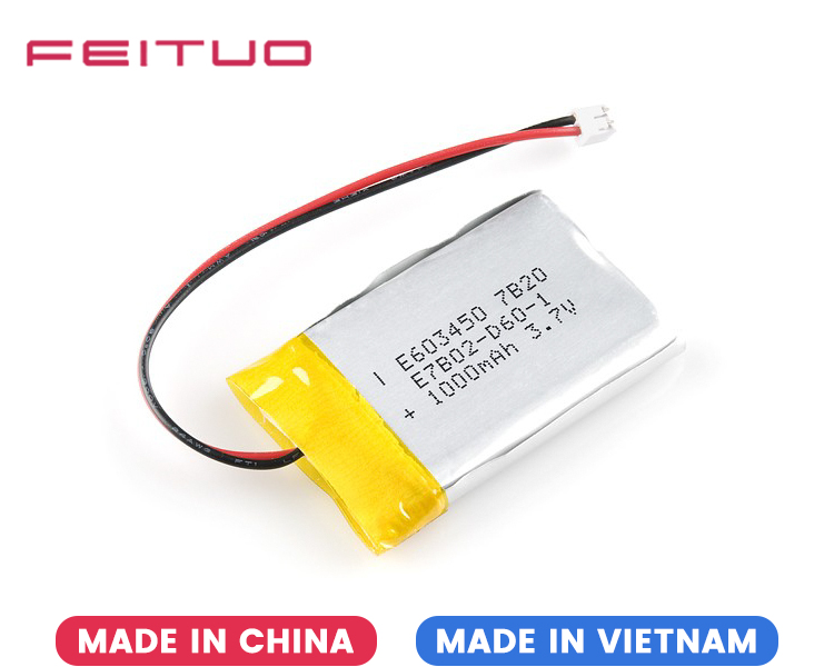 Batería de iones de litio 3.7V 1000mAh