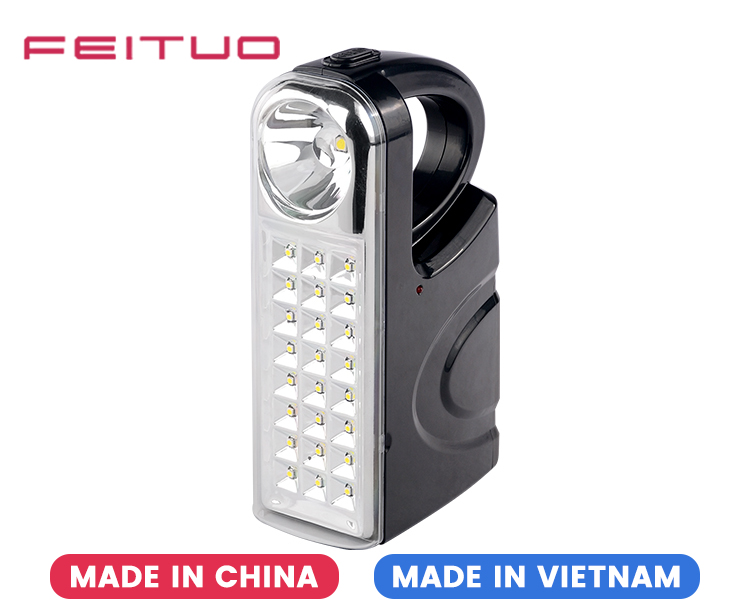420S-25 1 (SMD5050) + 24 (SMD3528) Luz de emergencia portátil LED